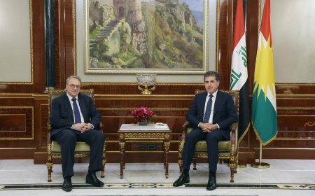 نێچيرڤان بارزانى له‌گه‌ڵ نوێنه‌رى سه‌رۆكى ڕووسيا كۆبوویەوە