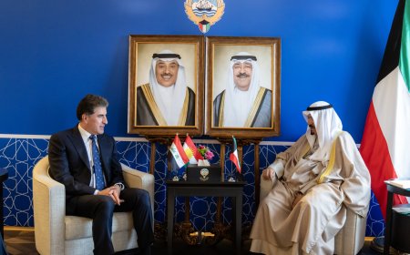 سه‌رۆك نێچيرڤان بارزانى له‌گه‌ڵ سه‌رۆكوه‌زيرانى كوێت كۆبووه‌وه‌