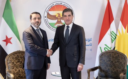 سەرۆک نێچیرڤان بارزانی لەگەڵ وەزیری دەرەوەی سووریا کۆبووه‌وه‌