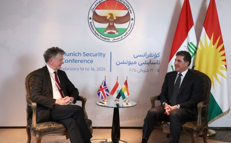 سەرۆک نێچیرڤان بارزانی و ڕاوێژکاری ئاسایشی نه‌ته‌وه‌ييى بەریتانیا جه‌خت له‌ هاريكاريى هاوبه‌ش ده‌كه‌نه‌وه‌