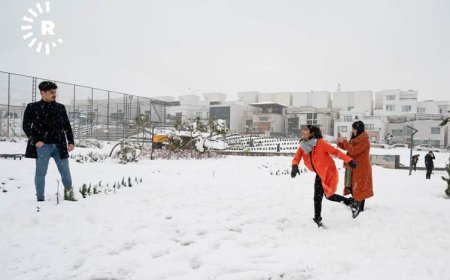 کەشناسی: لە سلێمانی و سۆران بەفر دەبارێت و لە ناوچەکانی دیکە باران