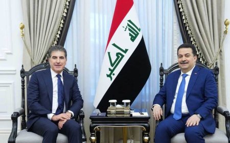 نێچیرڤان بارزانی و محەممەد شیاع سوودانی جەخت لە خێراکردنی هەناردەکردنەوەی نەوت دەکەنەوە