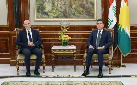 سەرۆک نێچیرڤان بارزانی سوپاسی باڵیۆزی بەریتانیا دەکات