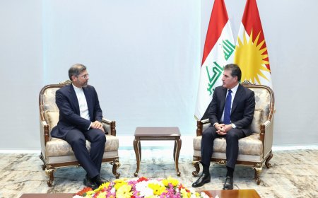 سه‌رۆكى هه‌رێمى كوردستان و جێگری وەزیری دەرەوەی ئێران په‌يوه‌ندييه‌كان تاوتوێ ده‌كه‌ن