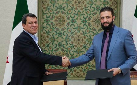 دەقی رێککەوتنی هەسەدە و حکومەتی سووریا؛ هەسەدە دەبێتە بەشێک لە دامەزراوەی بەرگریی سووریا