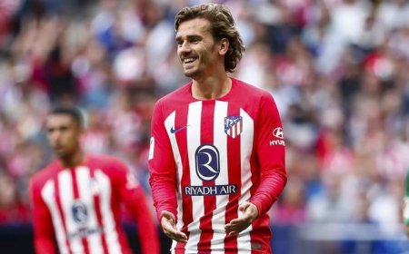 گریزمان دوایین وەرزی خۆی لەگەڵ ئاتلێتیکۆ مەدرید بەسەر دەبات