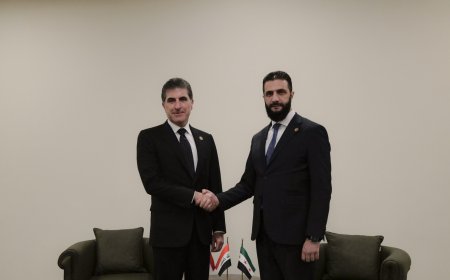 سه‌رۆكى هه‌رێمى كوردستان له‌گه‌ڵ سه‌رۆككۆمارى سووريا كۆبووه‌وه‌