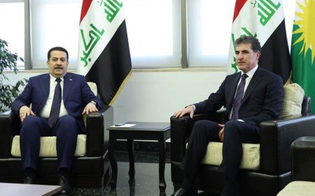 نێوەڕۆکی کۆبوونەوەی نێچیرڤان بارزانی و سوودانی لە سلێمانی