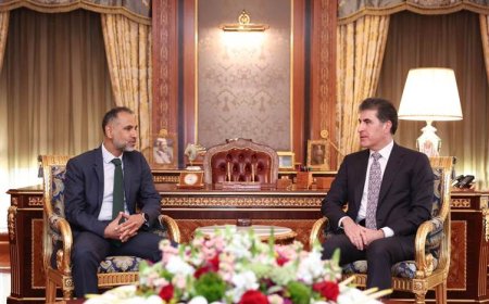 نێچیرڤان بارزانی و باڵیۆزی نوێی بەریتانیا لە عێراق جەختیان لە بەهێزکردنی پەیوەندییەکانیان کردەوە