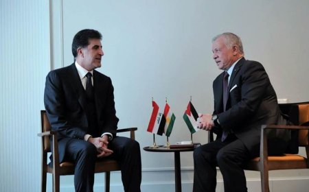 نێچیرڤان بارزانی دەچێتە ئوردن و لەگەڵ شا عەبدوڵڵای دووەم کۆدەبێتەوە