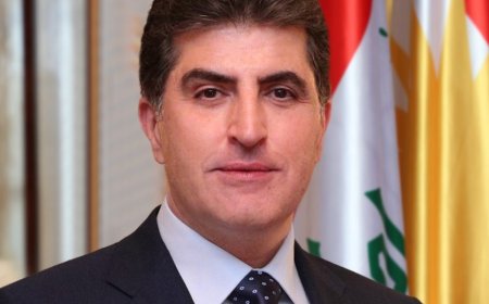 سه‌رۆك نێچيرڤان بارزانى پيرۆزبايى له‌ كرێكاران ده‌كات