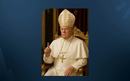 ترەمپ وێنەیەکی خۆی بە جلوبەرگی پاپاوە بڵاودەکاتەوە