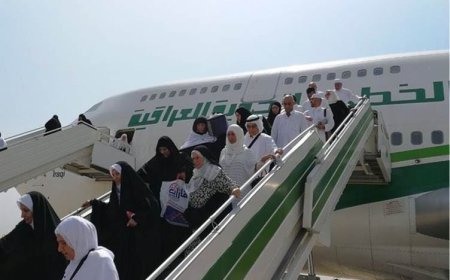 وەزارەتی گواستنەوەی عێراق بۆ رووداو: ئەمڕۆ گەڕانەوەی حاجییان دەستپێدەکات