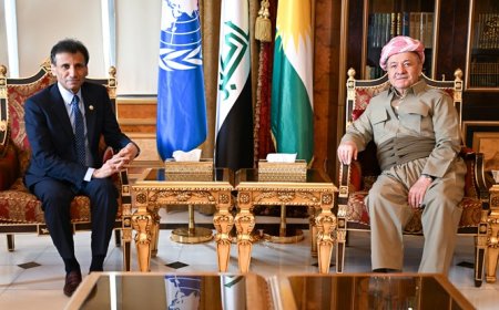 Serok Barzanî pêşwaziya Nûnerê Taybetî yê Sekreterê Giştî yê NY yê li Iraqê kir