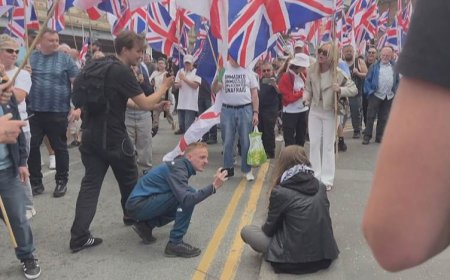 Li Brîtanya û Polonyayê xwenîşandan li dijî koçberan hatin kirin