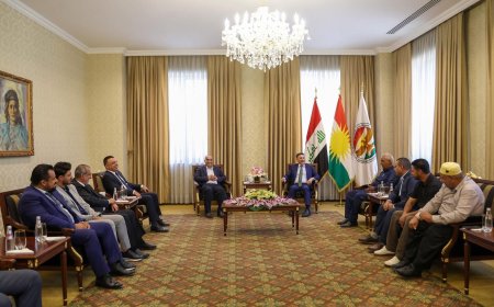 Serokê Nivîsîngeha Serokê Herêma Kurdistanê pêşwaziya rihspiyên Nînowayê kir