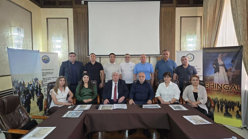 Kurdên Qazaxîstanê Komkujiya Şingalê bi bîr anîn