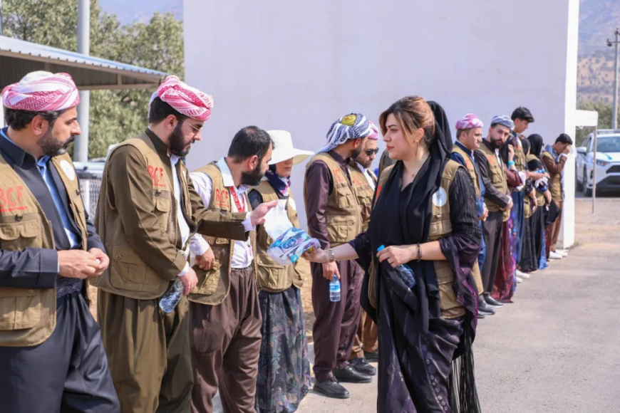 BCF pêşwaziya beşdarbûyên li salvegera Jenosaydkirina Barzaniyan kir