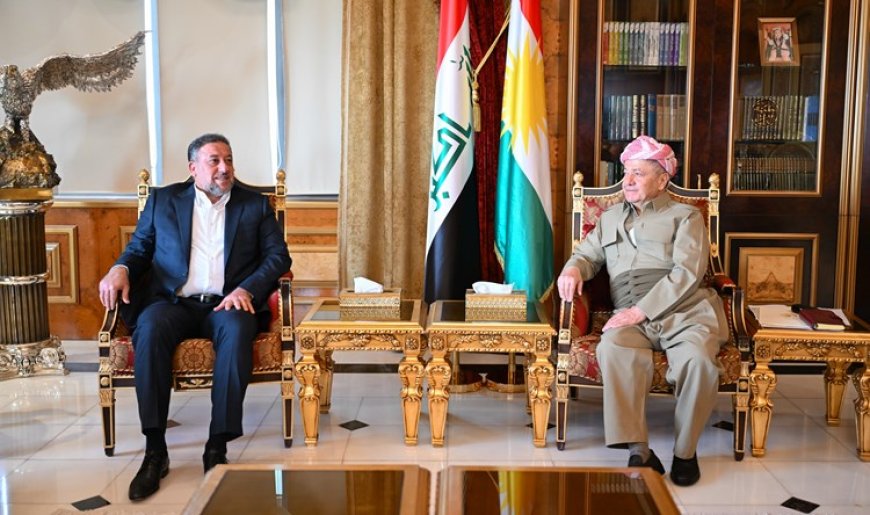 Serok Barzanî pêşwaziya Serokê Hevpeymaniya Siyade kir