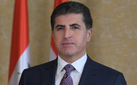 نێچیرڤان بارزانی سەرەخۆشی لە بنەماڵەی ئاکۆ عەباس ئاغا دەکات