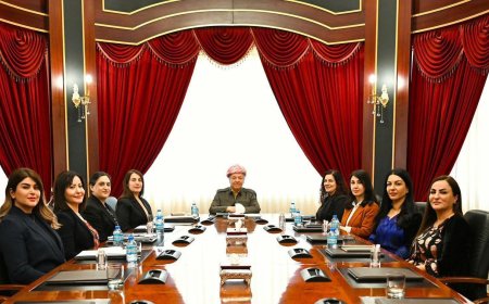 Komîteya Amadekar ya Konferansa Jinên Kurdistanê bi Serperiştiya Serok Barzanî Civiya