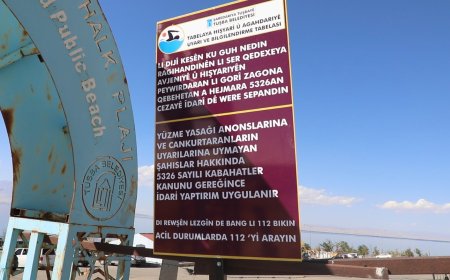 Şaredariya Tuşbayê Bi Tabloyên Kurdî-Tirkî Peyama Ewlehiyê Dide