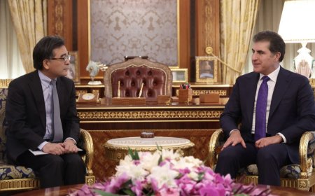 سەرۆکی هەرێمی کوردستان و باڵیۆزی ژاپۆن جەخت لە هاریکاریی هاوبەش دەکەنەوە