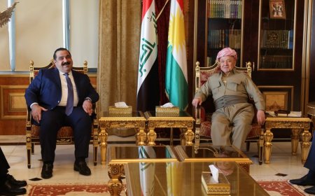 Serok Barzanî û Elsemarayî Bal Kişandin Li Ser Rewşa Iraqê