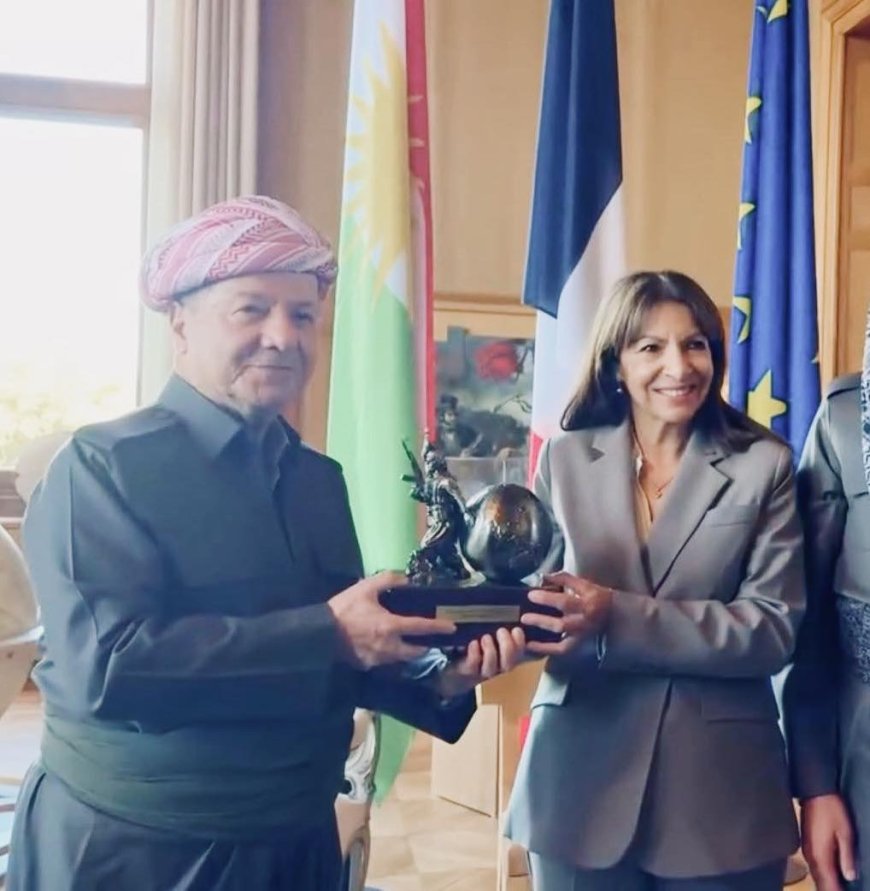 Serok Barzanî: Têkiliyên gelê Kurdistanê û gelê Fransayê gelek kevnare