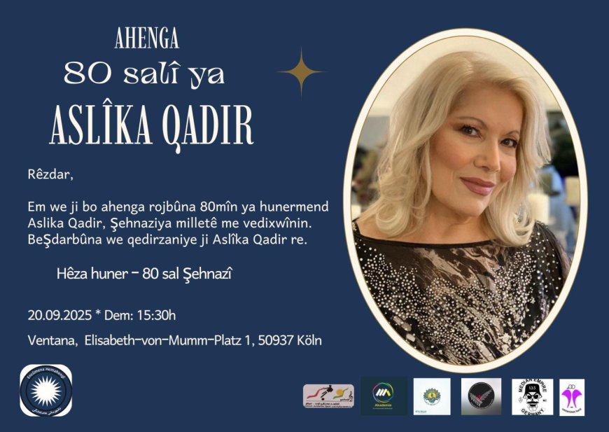 Efsaneya Zindî Aslîka Qadir: Hêza Huner 80 Sal Şehnazî