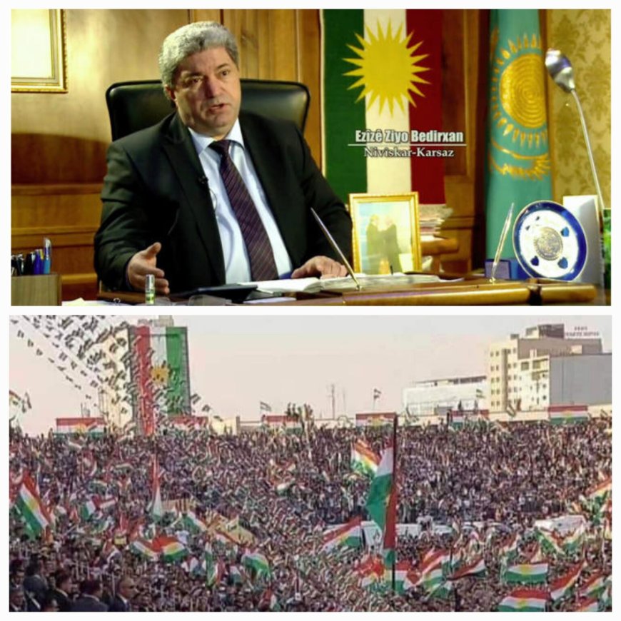 Prof. Dr. Bedirxan Roja Yekîtiya Gelê Kurdistanê pîroz kir