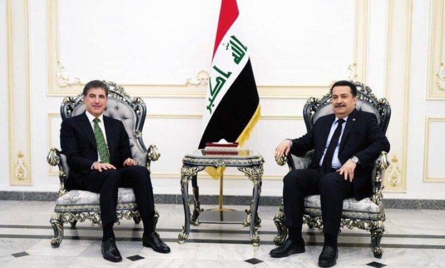Serokwezîrê Iraqê Ji Bo Lihevkirinên Hewlêr-Bexda Spasiya Serok Nêçîrvan Barzanî Kir