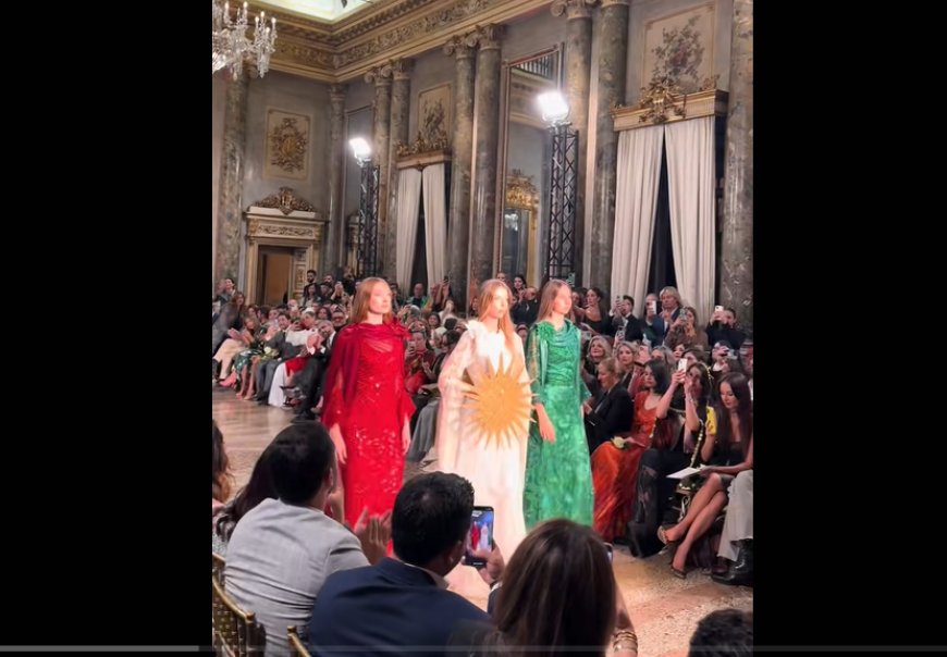 Lara Dizeyî Milanê bi reng û çîroka Kurdî ronî kir