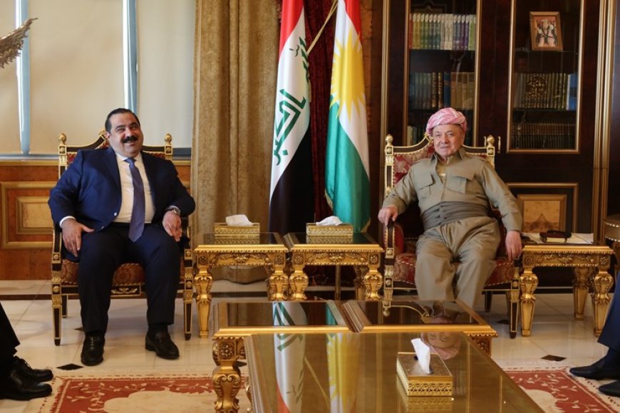 Serok Barzanî û Elsemarayî Bal Kişandin Li Ser Rewşa Iraqê