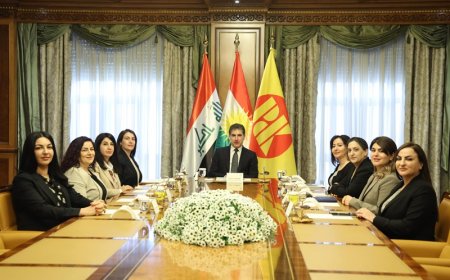 ناوه‌رۆكی دیداری لیژنەی یەكەمین كۆنفرانسی ئافرەتانی كوردستان له‌گه‌ڵ به‌ڕێز نێچیرڤان بارزانی