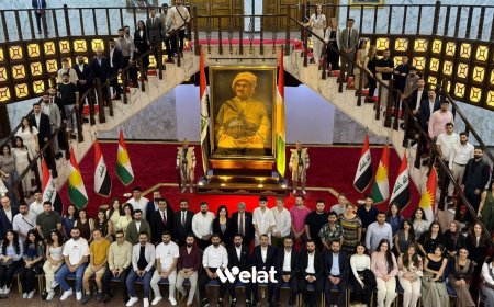 Ciwanên Kurdên Ewropayê Serdana Parlamentoya Kurdistanê Kirin