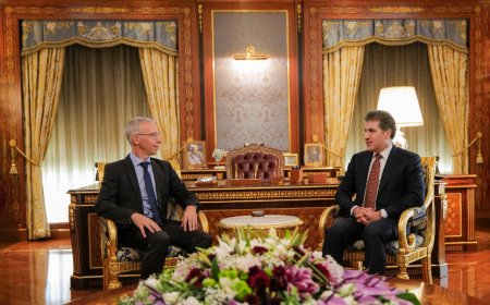 Serok Nêçîrvan Barzanî Pêşwaziyê Li Balyozê Nû Yê Almanyayê Kir