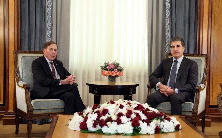 Barzanî û Petraeus li ser  Peywendiyên Stratejîk Axivîn
