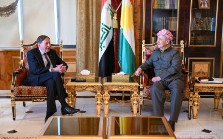 Serok Barzanî pêşwaziyê li General Petraeus kir