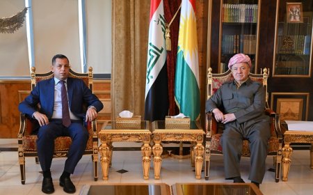 Serok Barzanî Pêşwaziyê li Serokê Dezgeha Hewalgiriya Niştimanî ya Iraqê kir