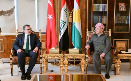Serok Barzanî pêşwaziya Balyozê Tirkiyeyê li Iraqê kir