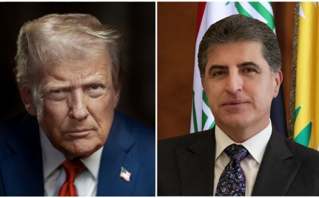 سهرۆك نێچيرڤان بارزانى نامهيهكى له سهرۆك ترهمپهوه پێدهگات