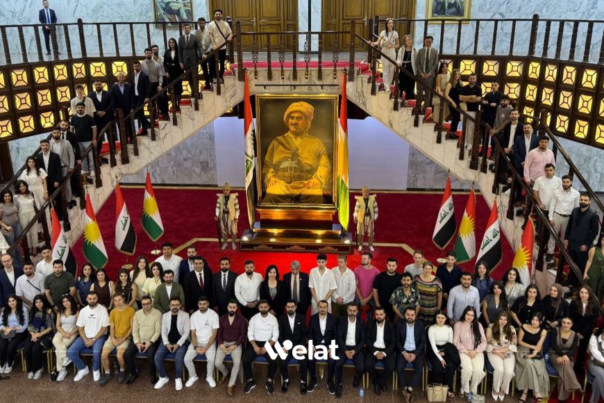 Ciwanên Kurdên Ewropayê Serdana Parlamentoya Kurdistanê Kirin