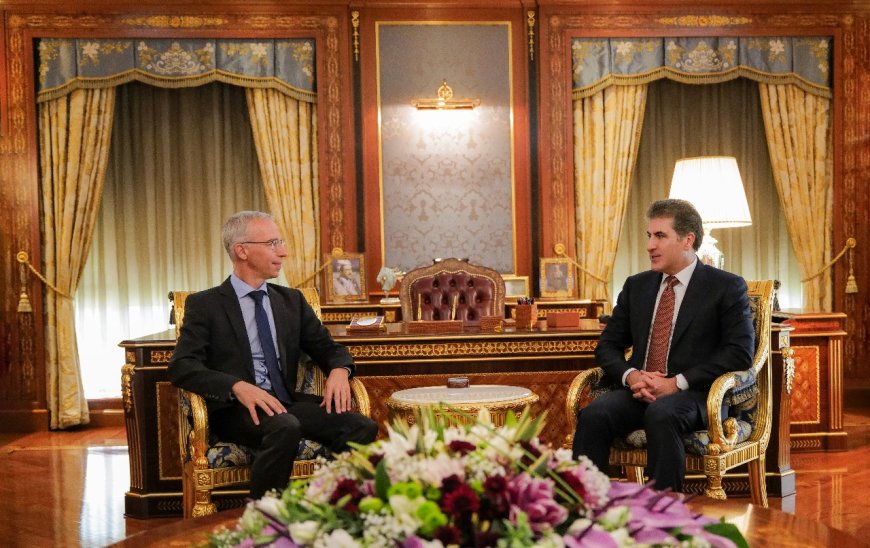 Serok Nêçîrvan Barzanî Pêşwaziyê Li Balyozê Nû Yê Almanyayê Kir