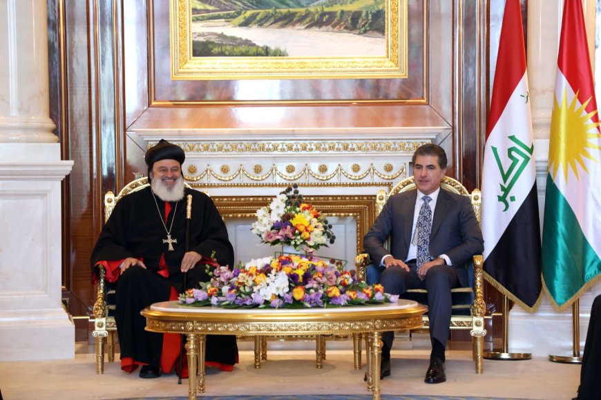 سهرۆك نێچيرڤان بارزانى: مهسيحييهكان پێكهاتهيهكى ڕهسهنى كوردستانن