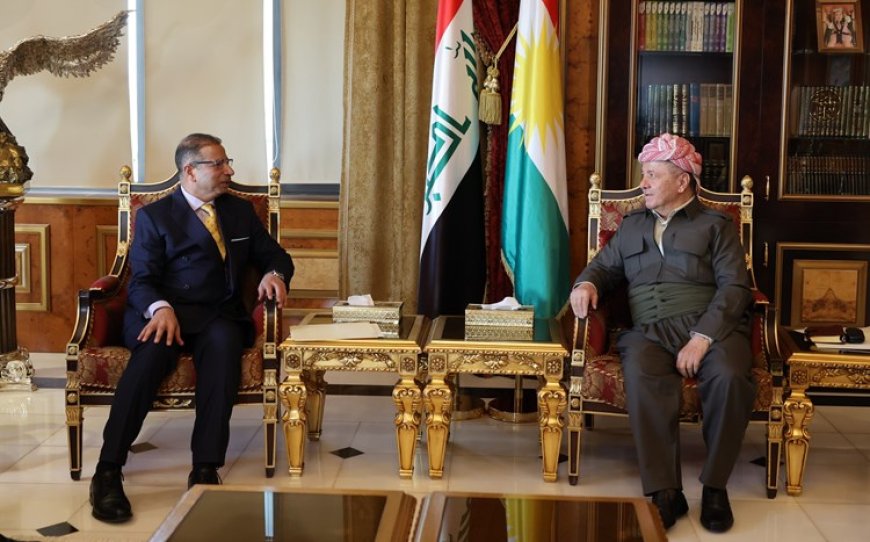 Serok Barzanî Pêşwaziya Şandeke Hevpeymaniya Suqurna Kir
