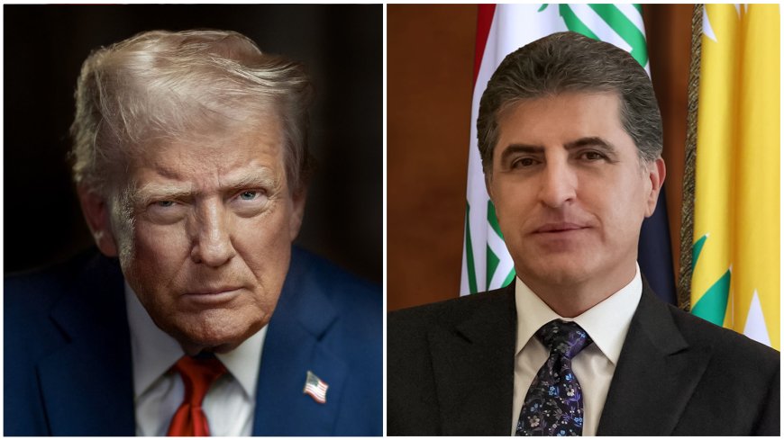 Serok Nêçîrvan Barzanî Nameyek ji Serok Trump Wergirt