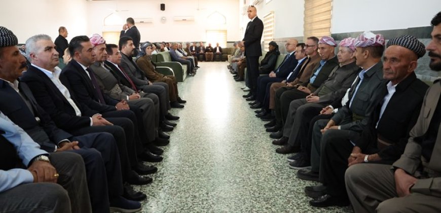 Serok Barzanî Beşdarî Merasîma Sersaxiya Hevjîna Şehîd Hemîd Hefzullah Sindî Kir