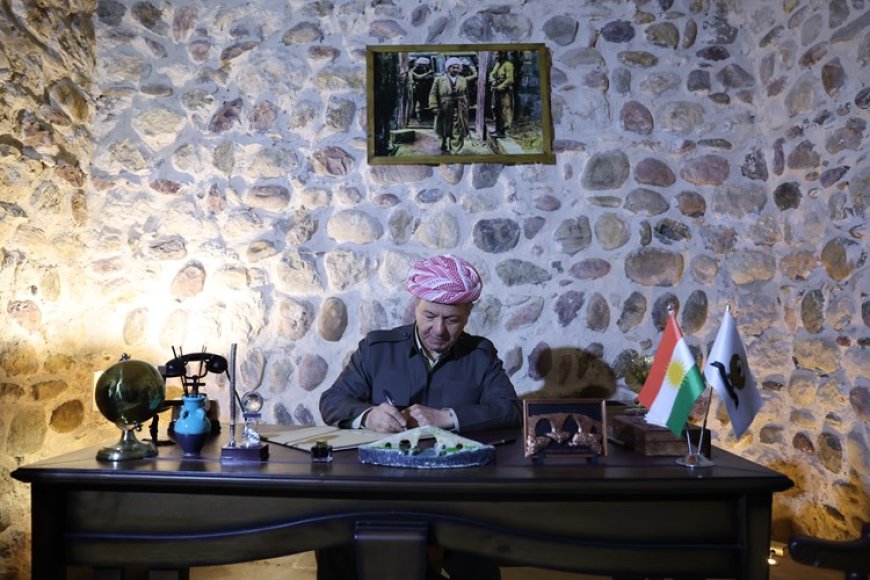 Serok Barzanî Serdana Qişleya kevn a Zaxoyê Kir