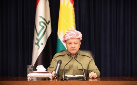 Serok Barzanî pêşwaziyê li şêx û rihspiyên Ereb ên qezaya Mexmûrê kir